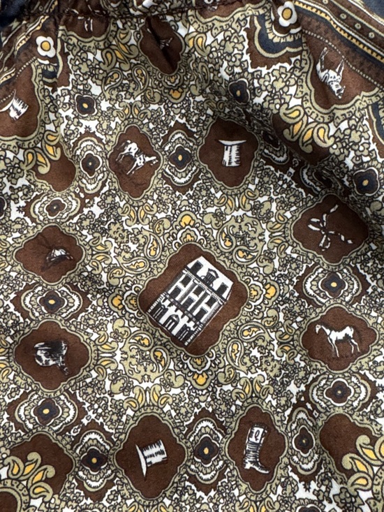 Hill house home the Ellie Nap Olive Equestrian Scarf dress sz small - Picture 6 of 7